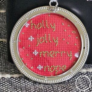HollyJolly Merry Nope -  Snarky Hand-Crafted Cross Stitch Designs